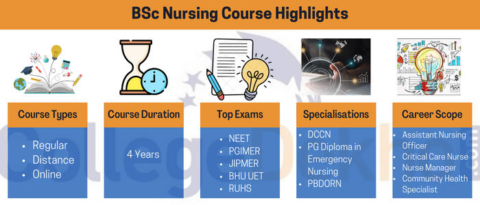 bsc nursing related courses