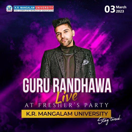 K.R. Mangalam University Fresher's Party 2023