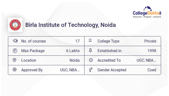 BCA+MCA at Birla Institute of Technology (BIT), Noida - Admission 2023 ...