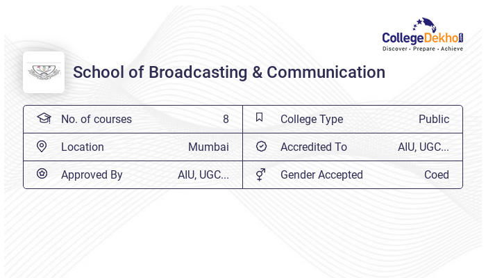 School Of Broadcasting And Communication Sharing Card F2nP41P 