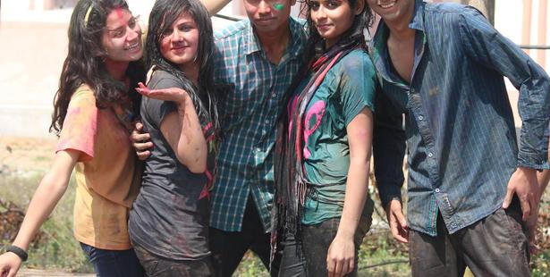 Students Decide to Stay Back for Holi