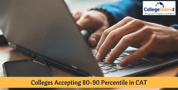 List of MBA Colleges Accepting 80-90 Percentile in CAT 2021