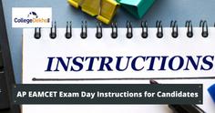 AP EAMCET 2023 Exam Day Instructions - Documents to Carry, CBT Instructions, Guidelines