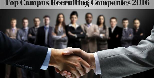 Top Campus Recruiting Companies: Deloitte Leads at Campus Placements 2016
