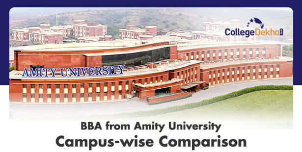 Amity BBA Campus-Wise Comparison