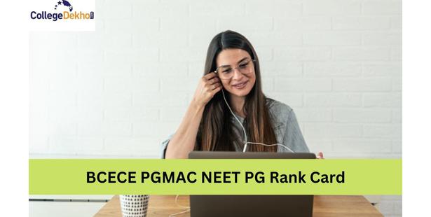 BCECE PGMAC NEET PG Rank Card
