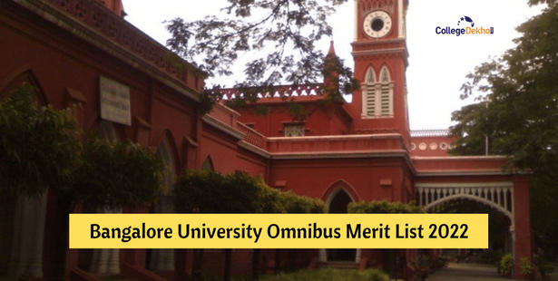 Bangalore University Omnibus Merit List 2022