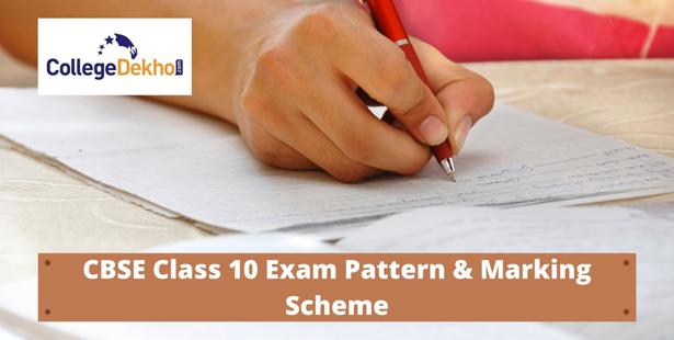 CBSE Class 10 Exam Pattern and Marking Scheme 2022