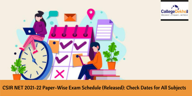 CSIR NET 2021-22 Paper-Wise Exam Schedule (Released)