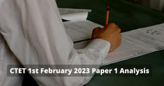 CTET 1st February 2023 Paper 1 Analysis: Difficulty Level, Highest Weightage Topics
