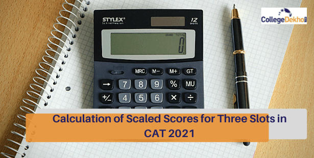 Calculation of Scaled Scores for Three Slots in CAT 2021