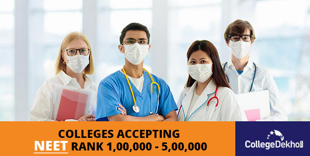 NEET 2022 Rank 1,00,000 to 5,00,000 Accepting Colleges