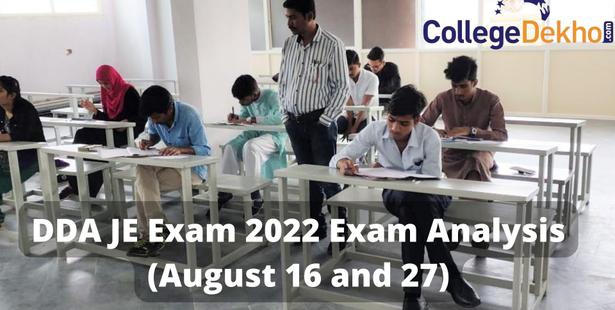 DDA JE Exam 2022 Exam Analysis