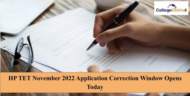 HP TET November 2022 Application Correction Window