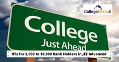 List of Colleges for JoSAA 5000 to 10,000 Rank in JEE Advanced