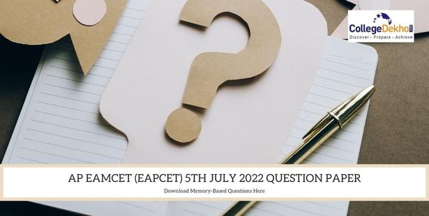 AP EAMCET (EAPCET) 5th July 2022 Question Paper
