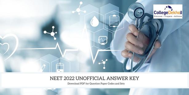 NEET 2022 Answer Key: Download Unofficial Answer Key for All Codes & Sets
