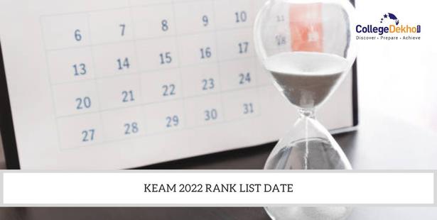 KEAM 2022 Rank List Date
