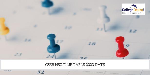 GSEB HSC Time Table 2023 Date