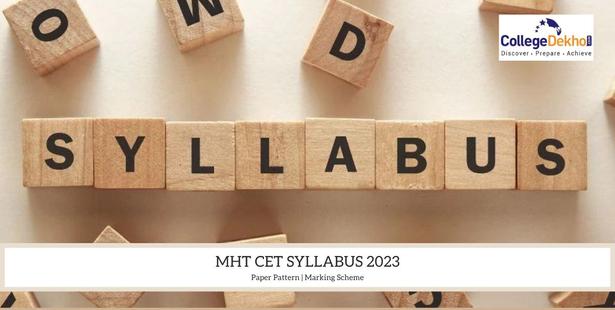 MHT CET Syllabus 2023