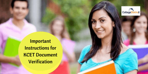 Important Instructions to Candidates Attending KCET 2022 Document Verification