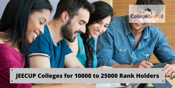 JEECUP 10000 to 25000 Rank Colleges 2022