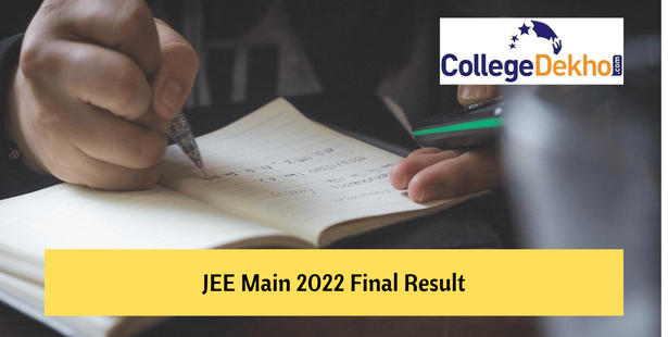 JEE Main Final Result 2022