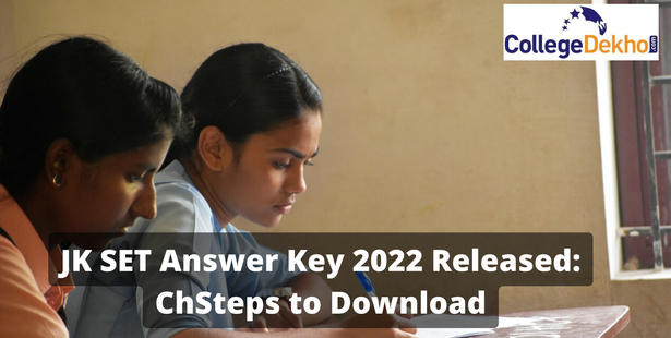 Steps to Download JK SET Answer Key 2022