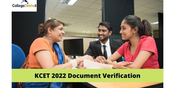 KCET 2022 Document Verification Date