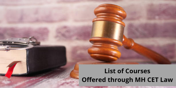 List of Courses Offered through MH CET Law 2022