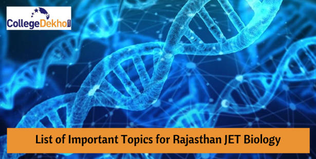 List of Important Topics for Rajasthan JET 2022 Biology