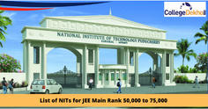 List of NITs Accepting JEE Main 2023 Rank 50,000 to 75,000