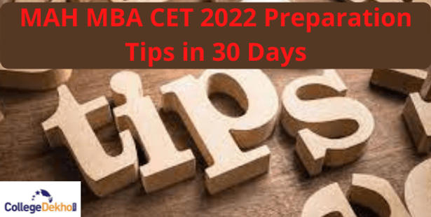 Tips to Crack MAH MBA CET 2022 in 30 Days