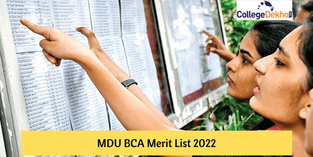 MDU BCA Merit List 2022 Released