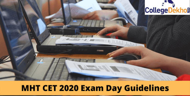 MHT CET 2021 exam day instructions