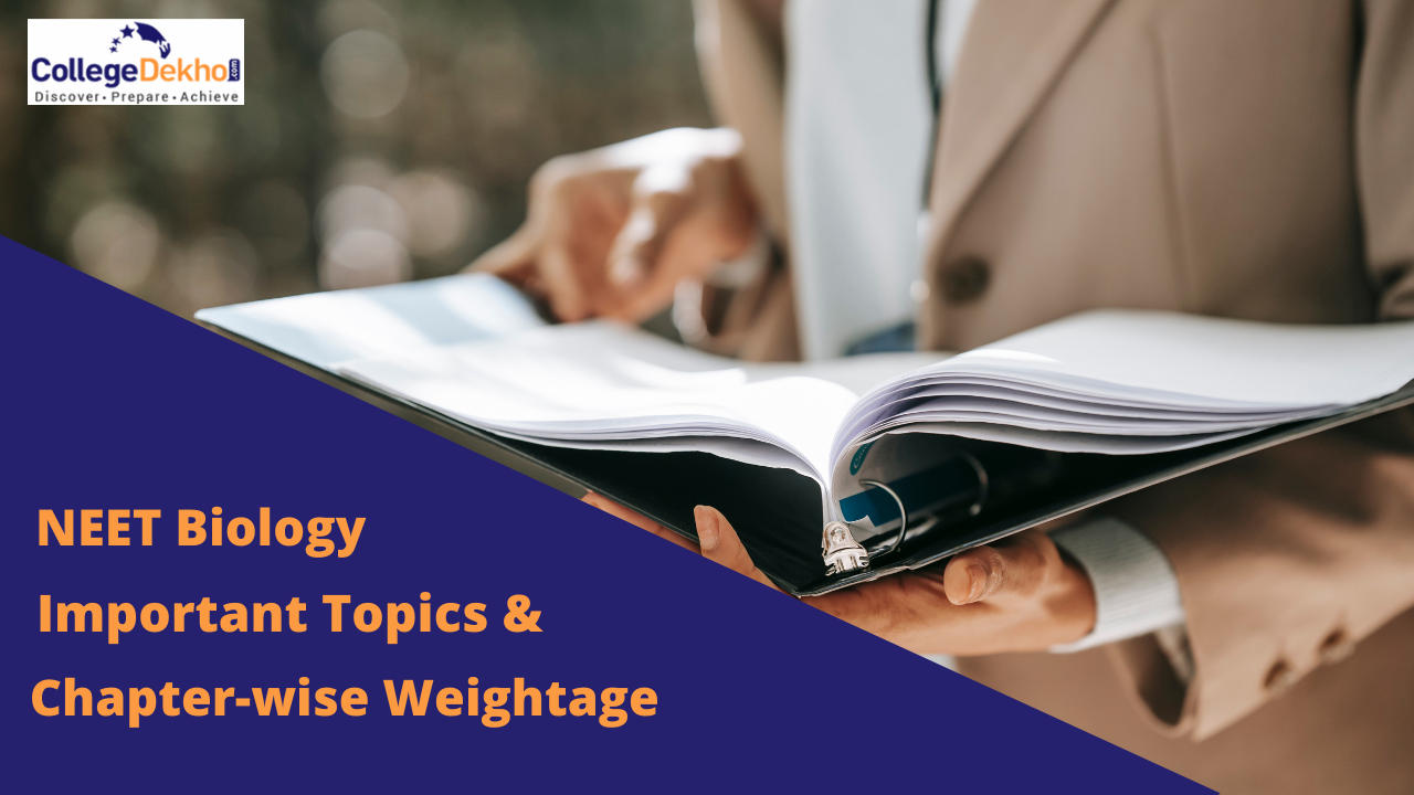 NEET 2023 Biology Topic-Wise Weightage & List of Important Topics |  CollegeDekho