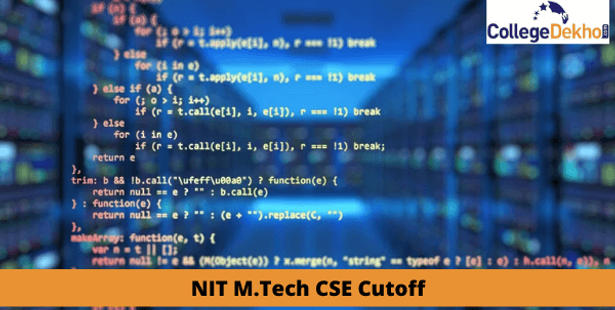 NIT M.Tech CSE Cutoff