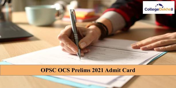 OPSC OCS Prelims 2021 Admit Card