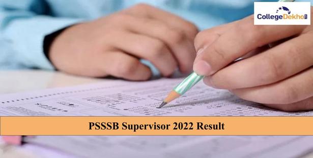 PSSSB Supervisor Exam 2022 Result