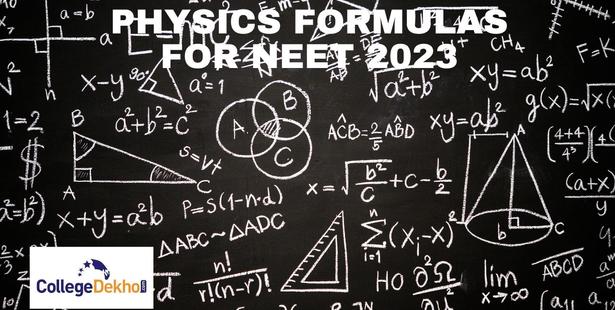 NEET 2023 Physics Formulas