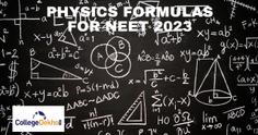 Physics Formulas for NEET 2023