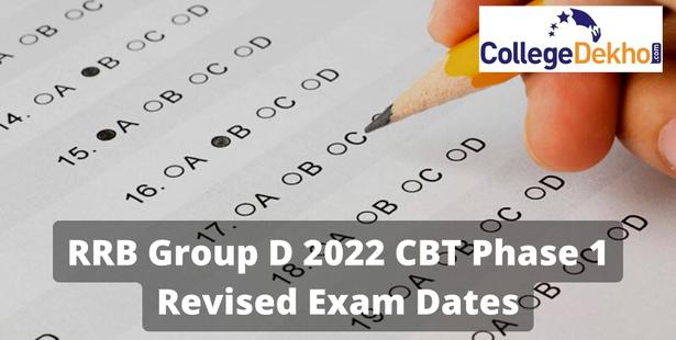 RRB Group D 2022 CBT Phase 1 Revised Exam Dates