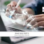 SNAP 2022 Phase 3 Question Paper