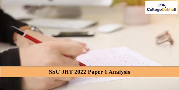 SSC JHT 2022 Paper 1 Analysis