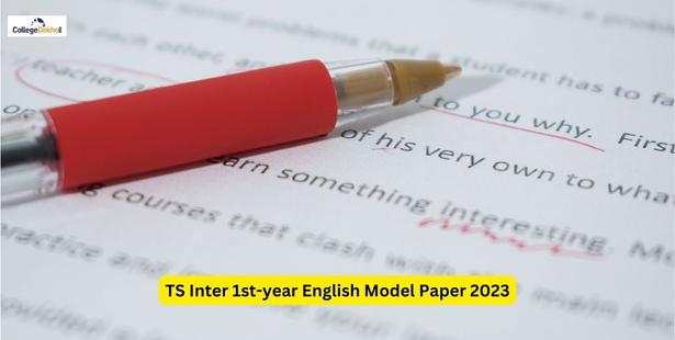 TS Inter 1st-year English Model Paper 2023: PDF Download, exam pattern, marks distribution