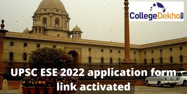 UPSC ESE 2022 application form link