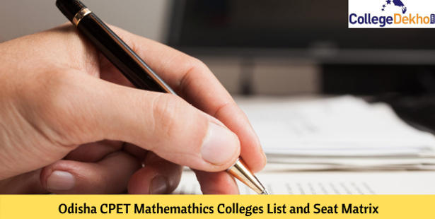 Odisha CPET Mathemathics Colleges List and Seat Matrix