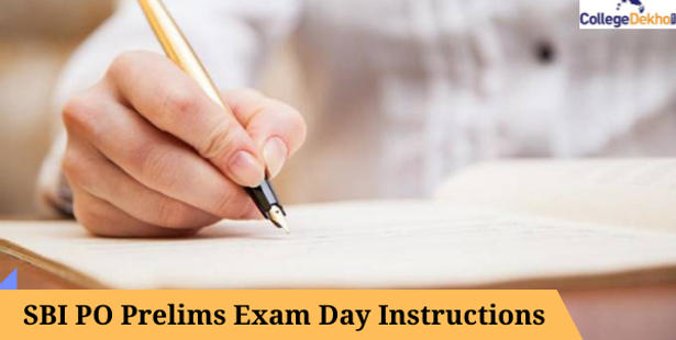 SBI PO Prelims 2021 Exam Day Instructions