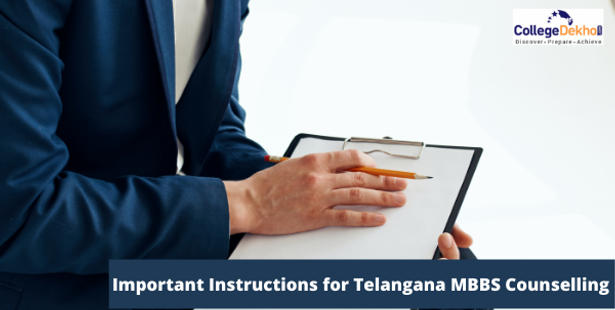 Telangana MBBS Counselling Instructions 2021