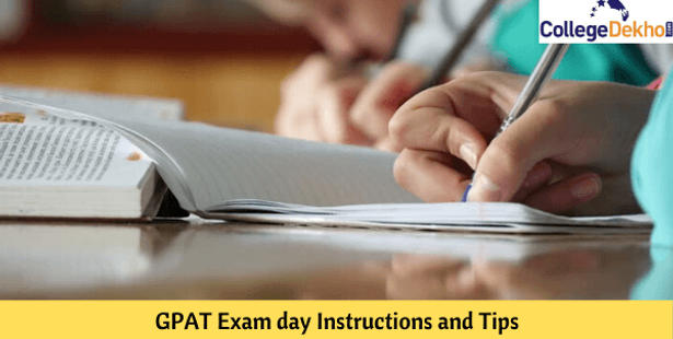 GPAT Exam Day Instructions and Tips